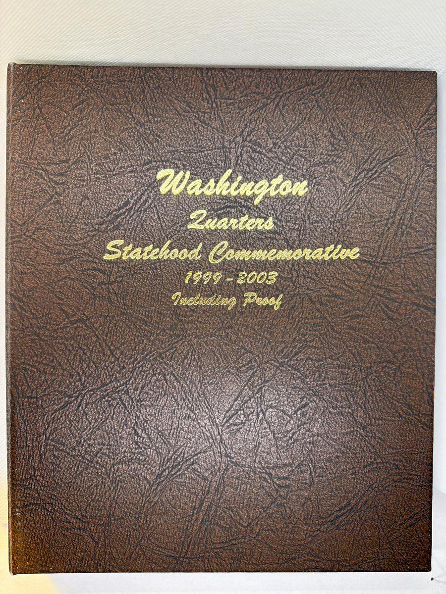 1999–2008 Full Silver State Quarter Set – 200 BU PDSS Coins in Two Dansco Albums | 50 Silver Coins Included
