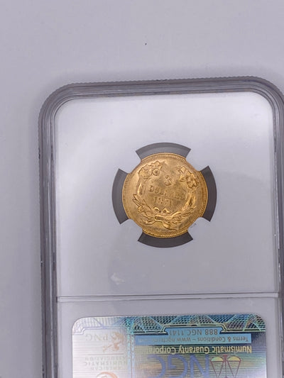 1874 $3 Gold Princess Head – NGC AU58 CAC | Near Mint Classic Rarity