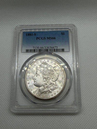 1881-S Morgan Silver Dollar – PCGS MS66 | San Francisco Mint Gem