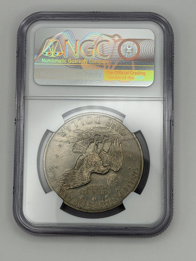 1972 Eisenhower Dollar Type 2 NGC MS64 – Scarce Reverse Variety Ike Dollar #750-004