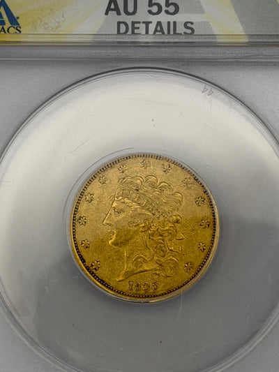 1835 Classic Head Gold Half Eagle $5 Coin – ANACS AU55 Details | Early U.S. Gold