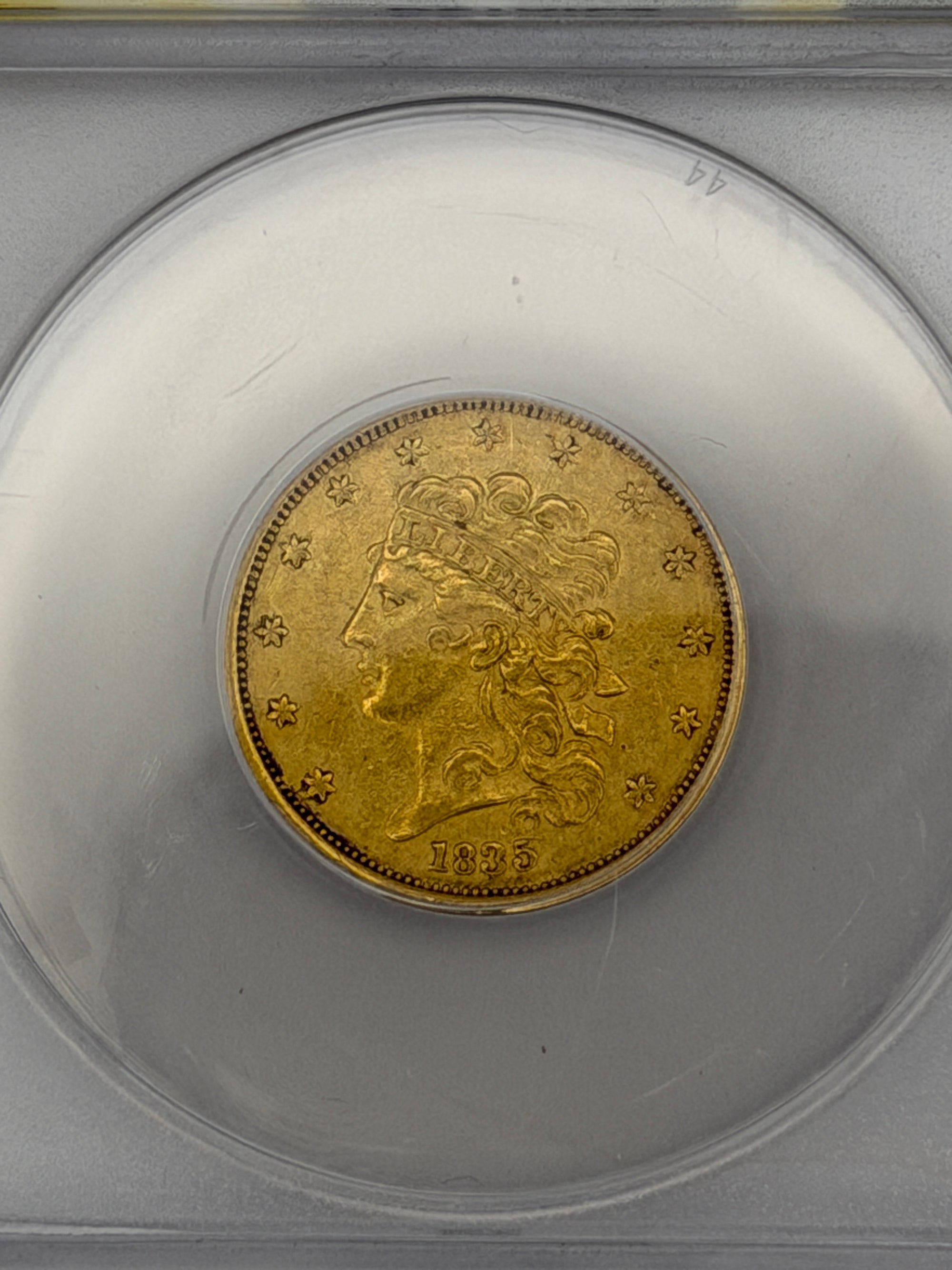 1835 Classic Head Gold Half Eagle $5 Coin – ANACS AU55 Details | Early U.S. Gold