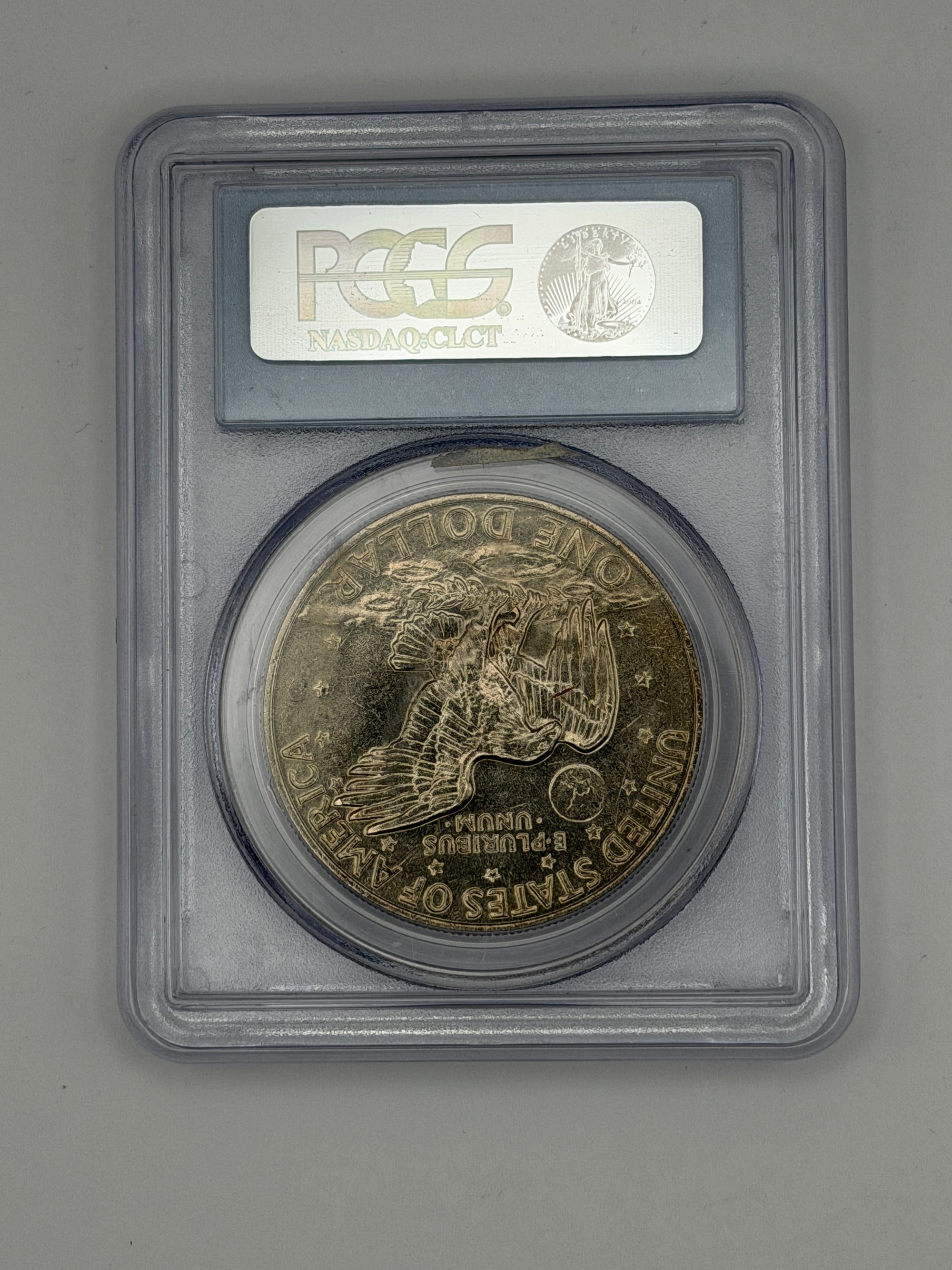 1972 Eisenhower Dollar Type 2 – PCGS MS62 | Rare Type II Reverse Variety #9465