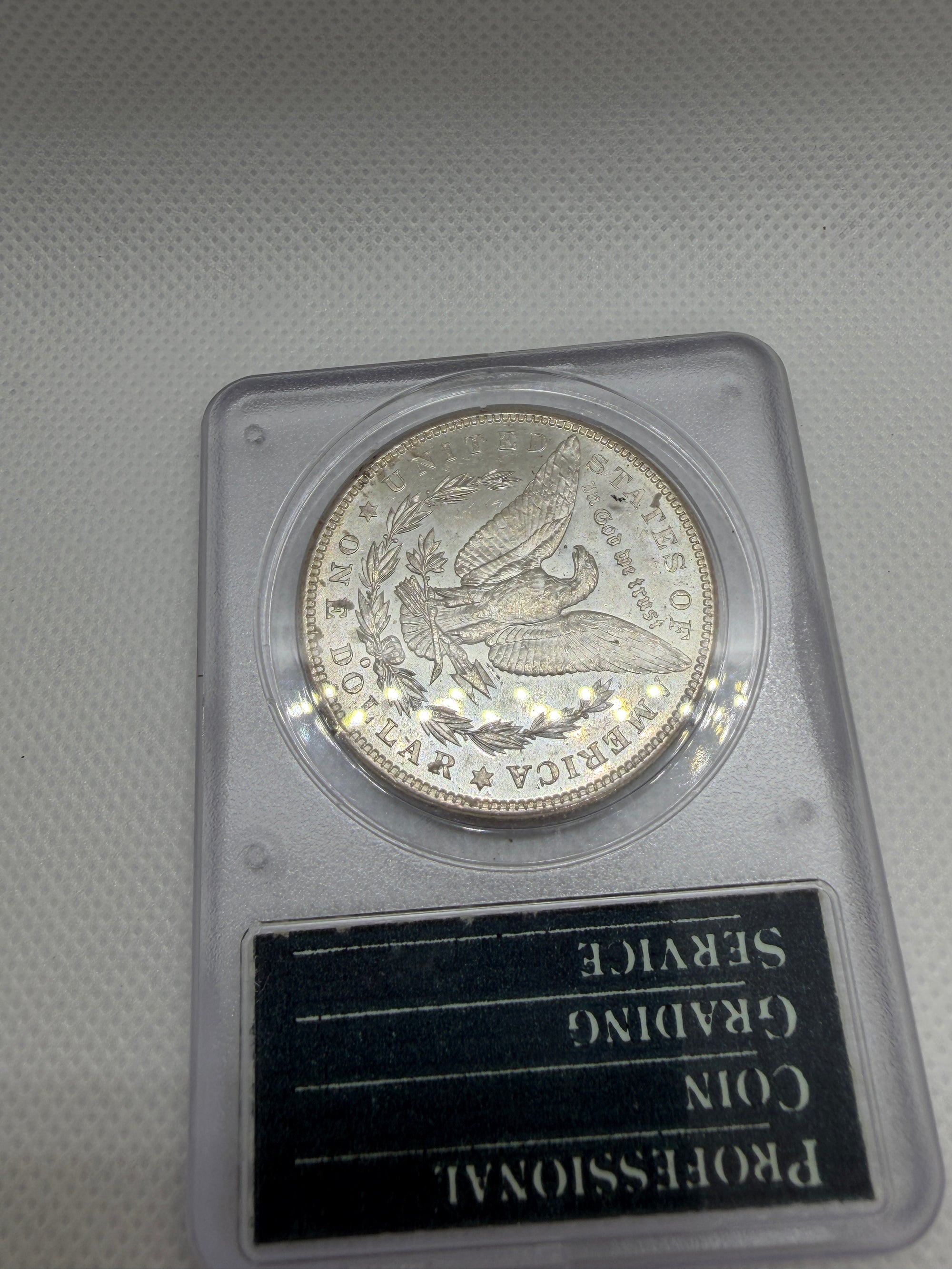 1904 O Morgan Silver Dollar – PCGS MS63 | Old Rattler Holder