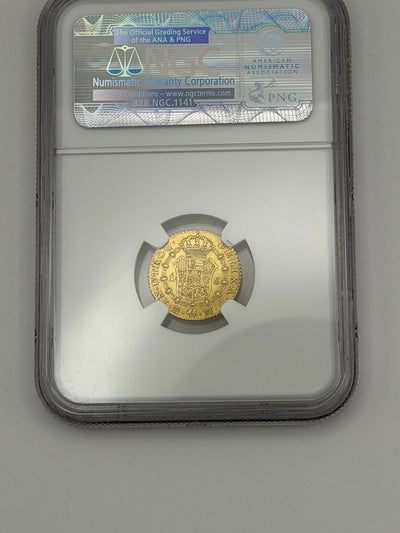 1791 M-MF Spain 1 Escudo Gold Coin – NGC XF45 | Charles IV Colonial Era Gold