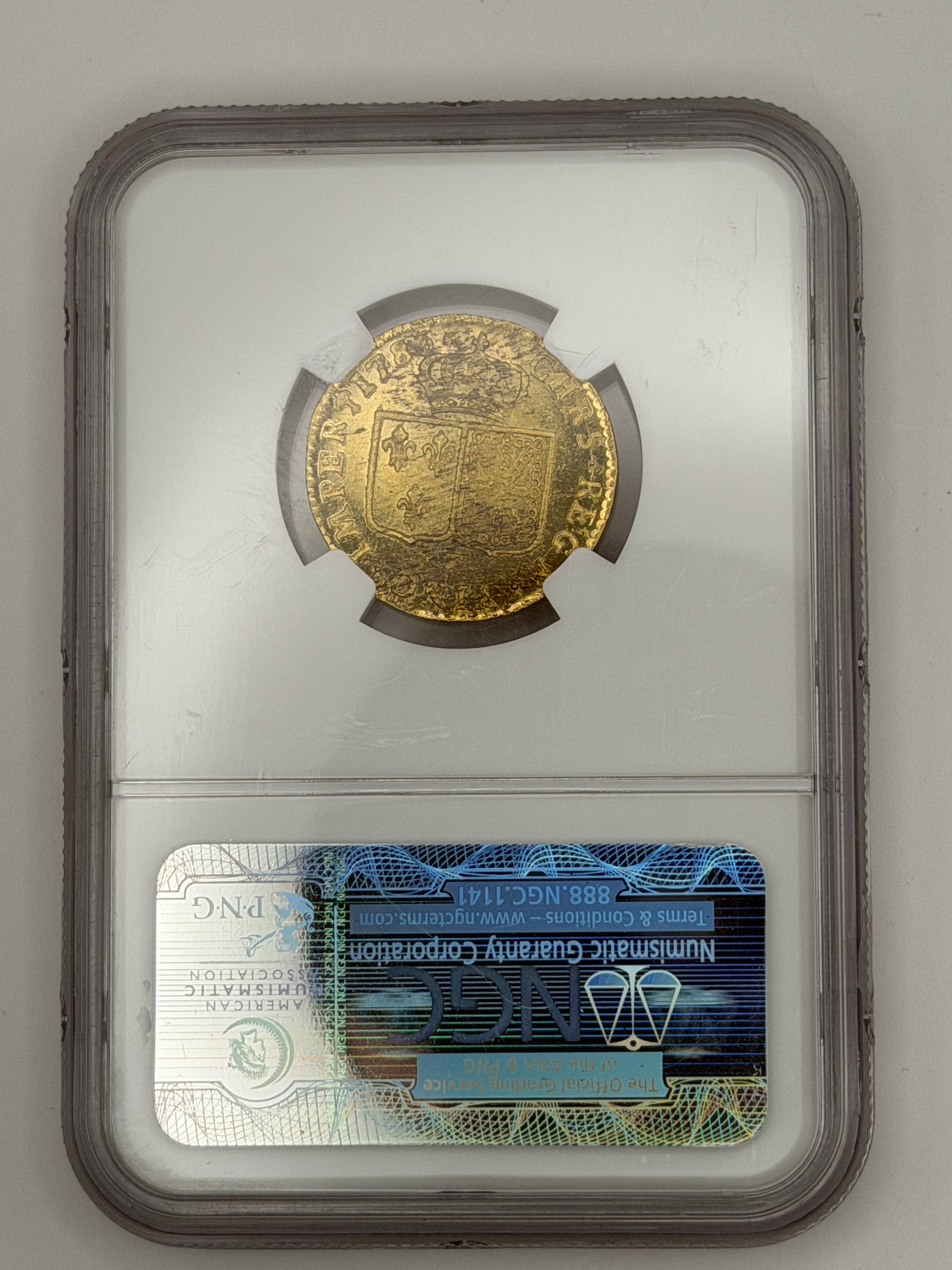 1786-T France 1 Louis d'Or Gold Coin – NGC MS63 | Louis XVI Pre-Revolution Gold