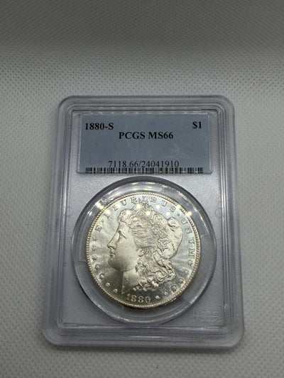 1880-S Morgan Silver Dollar – PCGS MS66 | San Francisco Mint Gem