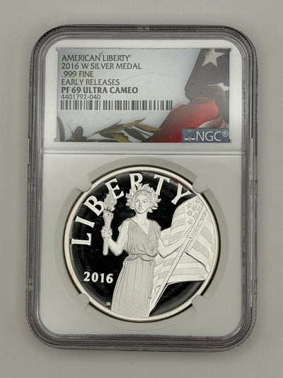 2016 American Liberty Silver Medal – NGC PF69 Ultra Cameo | High Relief Proof