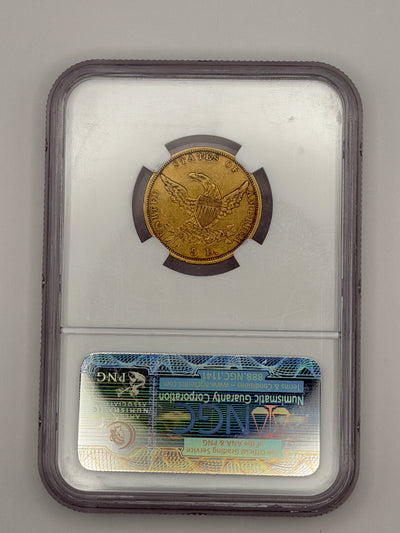 1836 $5 Classic Head Gold Half Eagle – NGC AU50 | Early U.S. Gold Type