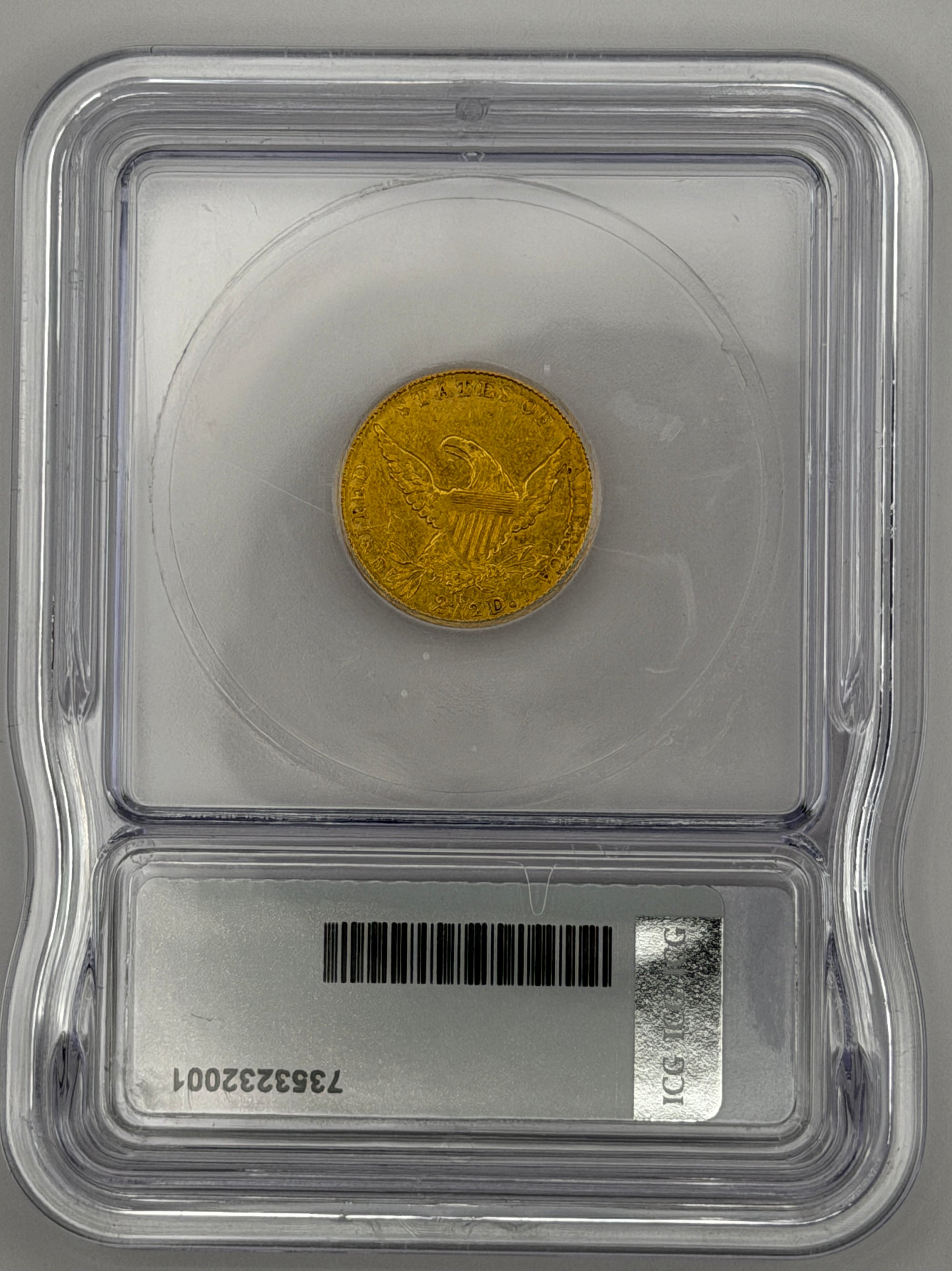 1834 $2.50 Classic Head Gold Quarter Eagle – ICG AU53 | First Year of Type