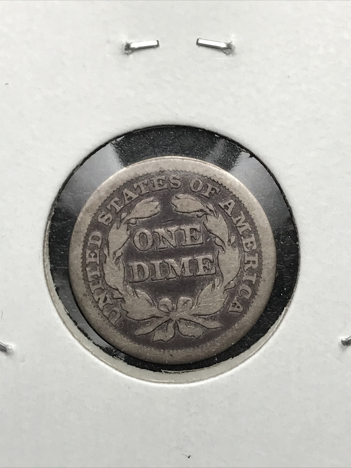 1853 Seated Liberty Dime 10 Cents Silver Coin Arrows X2-35