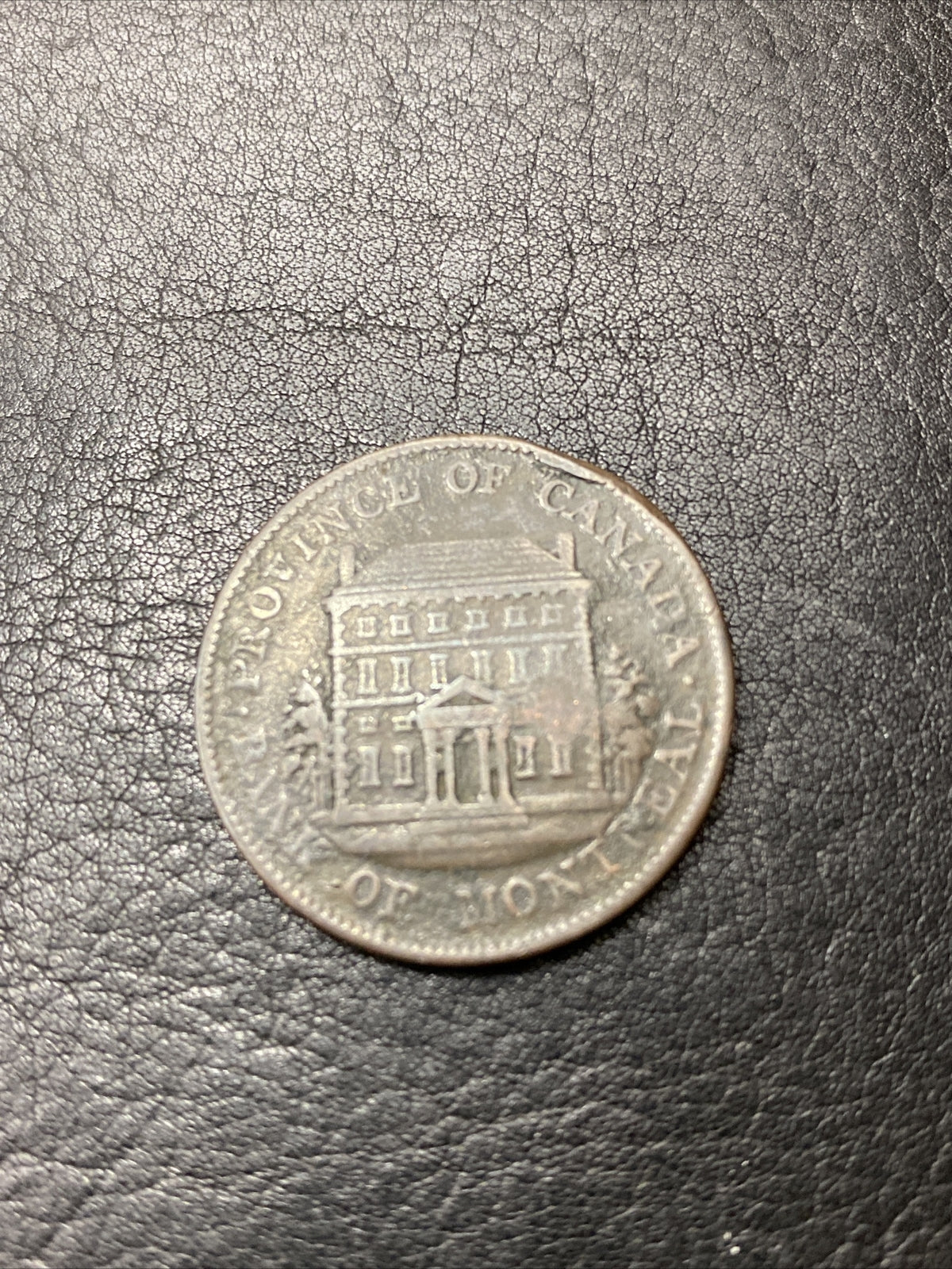 1844 Bank Of Montreal Canada Half Penny Token