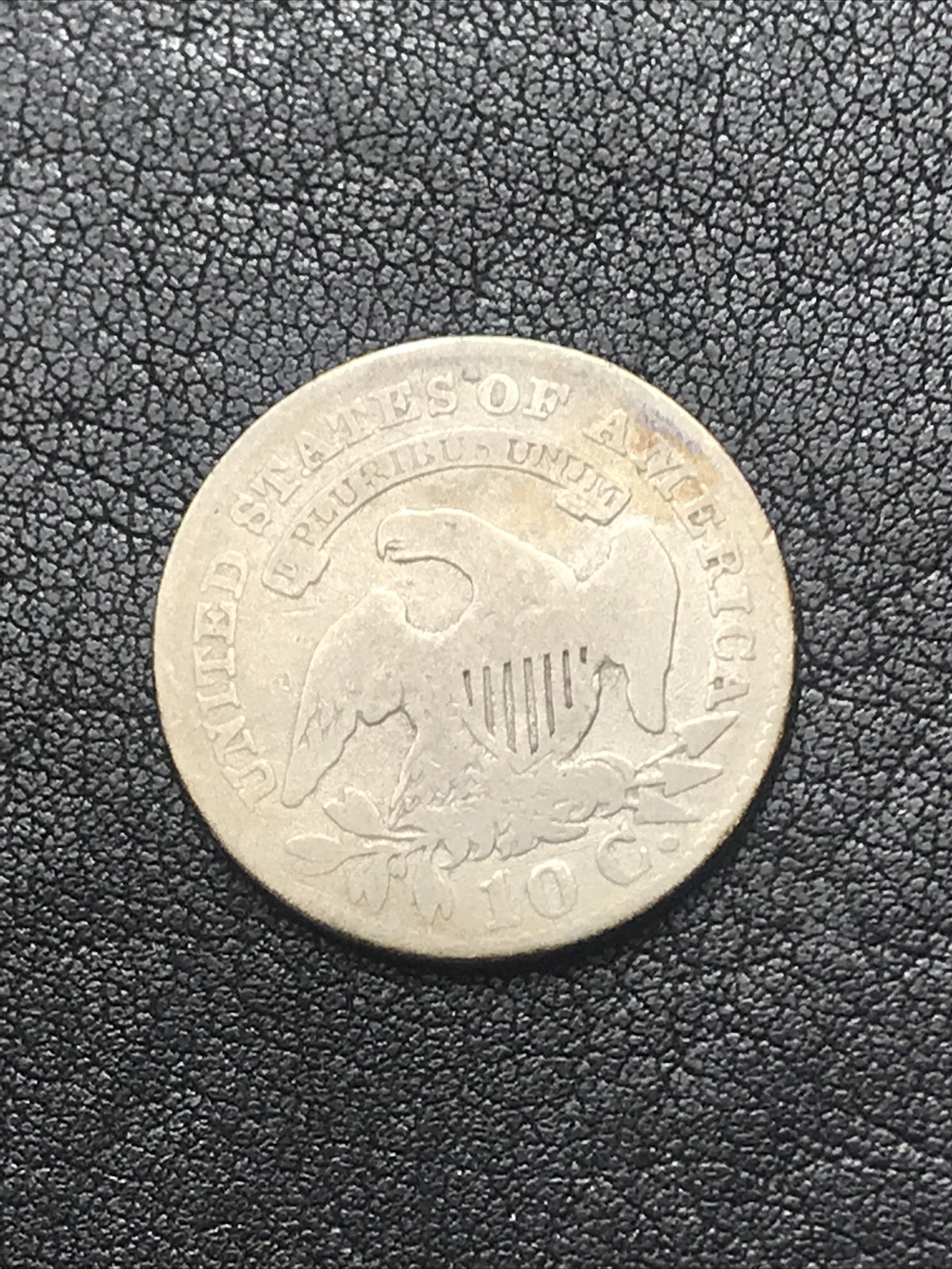 1827 10c Capped Bust Silver Dime JR-11 R-2 RARE #PP837