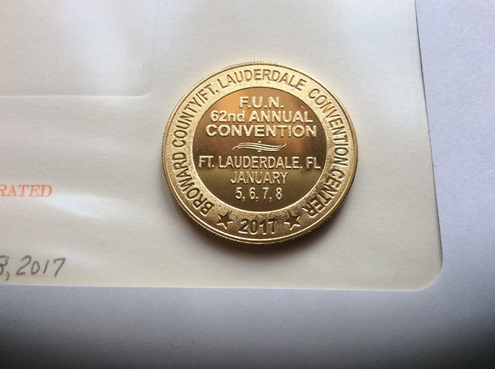 PRINT FLORIDA UNITED NUMISMATISTS Fort Lauderdale FL JAN. 2017 62nd Conv. +BONUS
