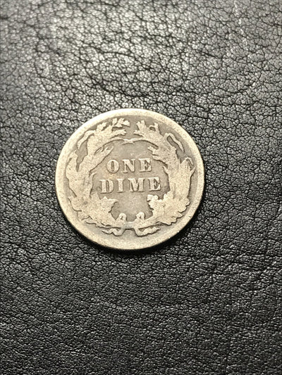 1887 Seated Liberty Dime Silver Coin #6590