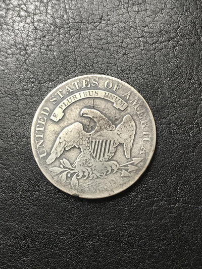1829 Capped Bust Half Dollar 50c Lettered Edge Silver Coin #67844