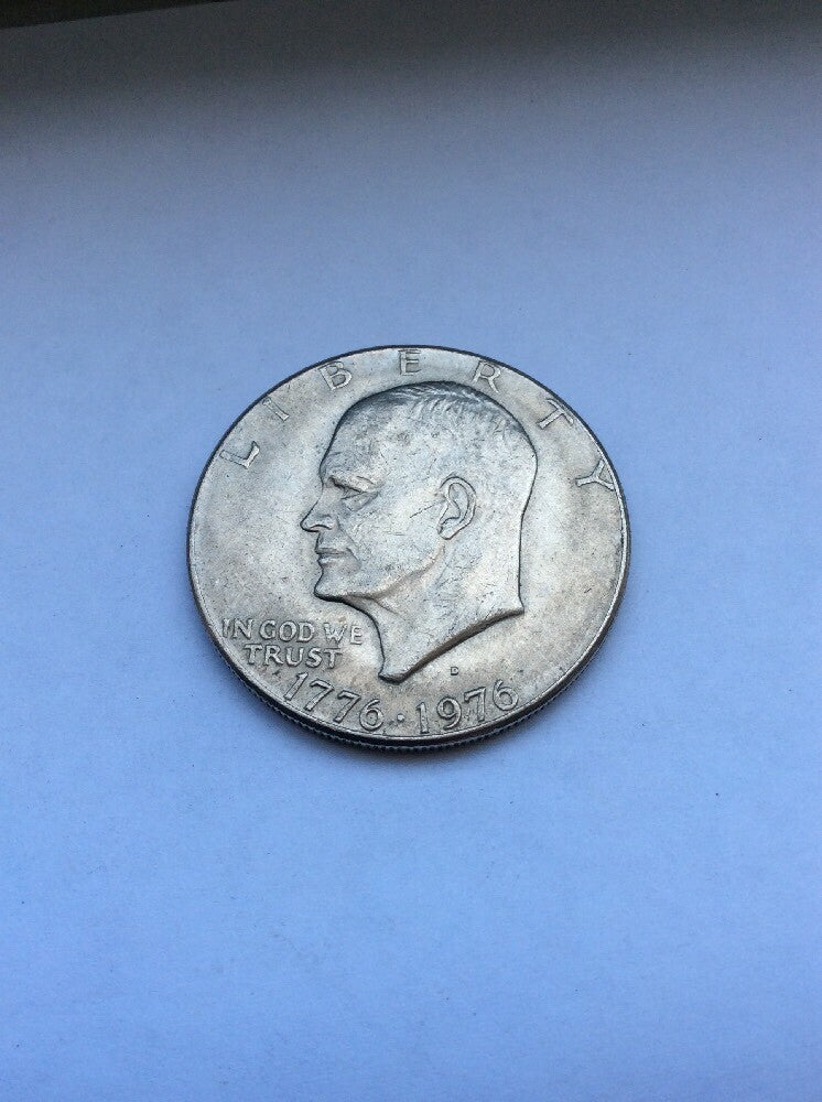 1976 D Eisenhower Bicentennial Dollar Type 1 Ike US Mint Coin $1 One Dollar #150