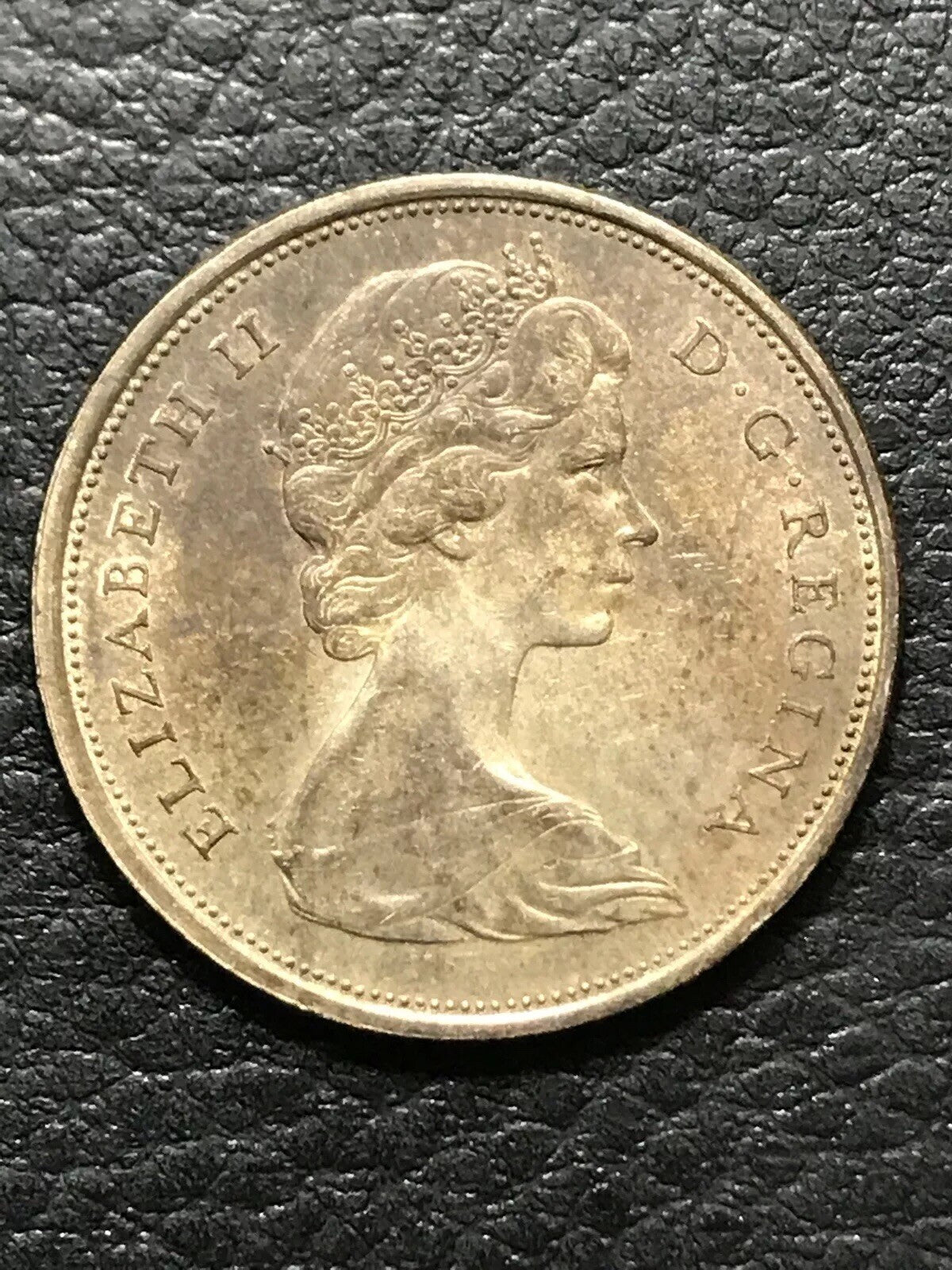 1965 ELIZABETH II D G REGINA SILVER COIN