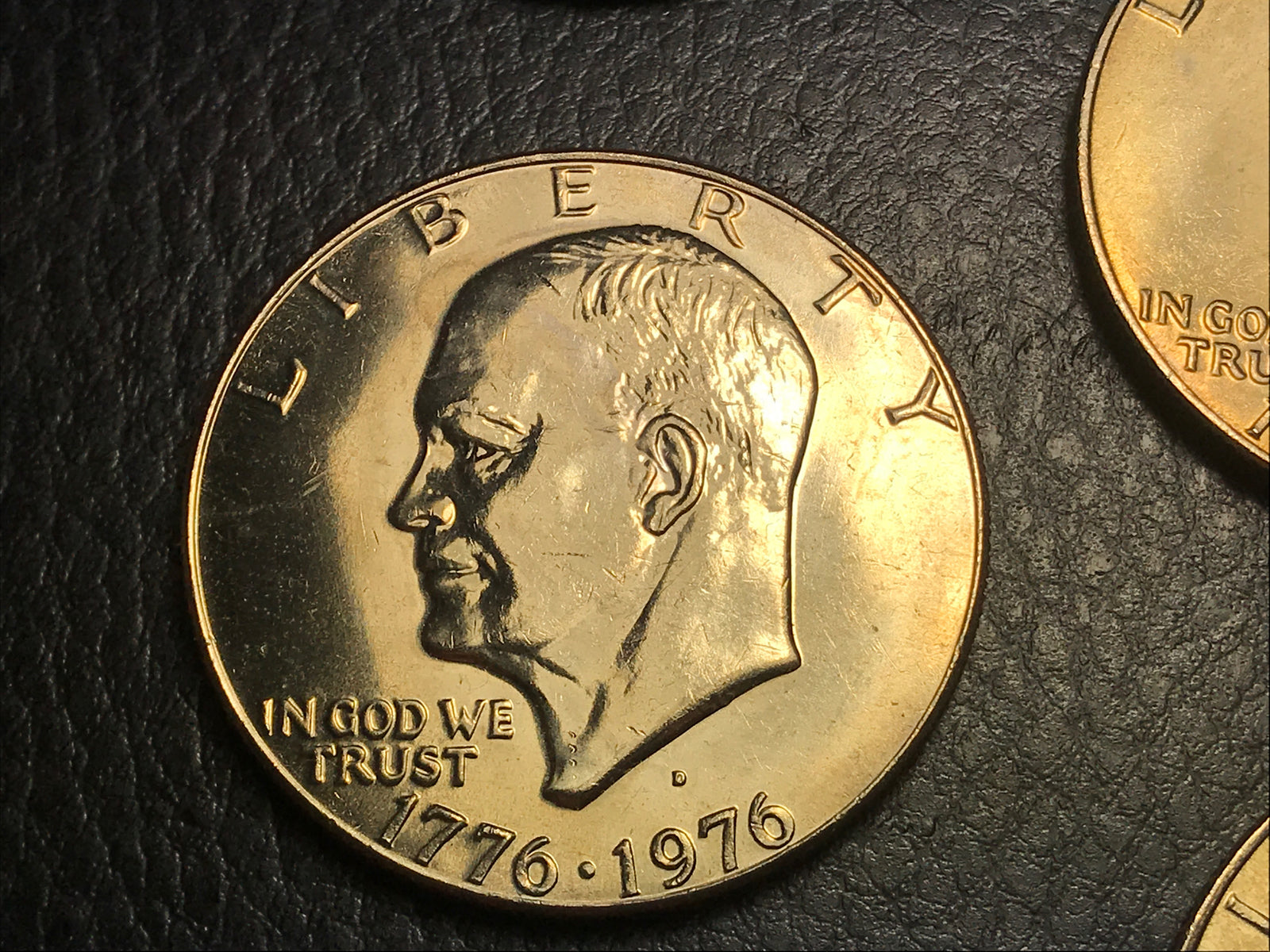 1976 P D Eisenhower Ike Seven $1 Dollars BU Toned Coins Type 1 - #IKE-7