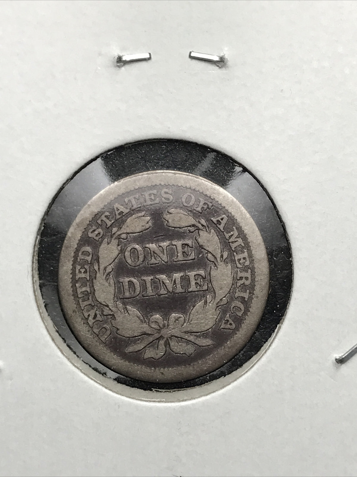 1853 Seated Liberty Dime 10 Cents Silver Coin Arrows X2-35
