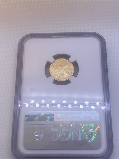 2021 $5 Gold Eagle NGC  TYPE 1 FDOI MS70 First Day FDI Edward Moy Signed Rare