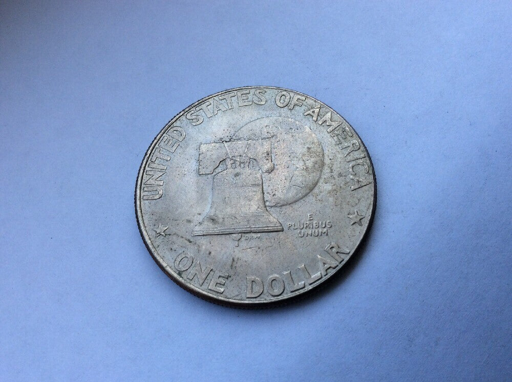 1976 D Eisenhower Bicentennial Dollar Type 1 Ike US Mint Coin #151