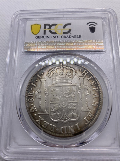 1818 MO JJ Mexico 8 Reales Silver Ferdinand VII PCGS VF Detail Calico-1333 #7954