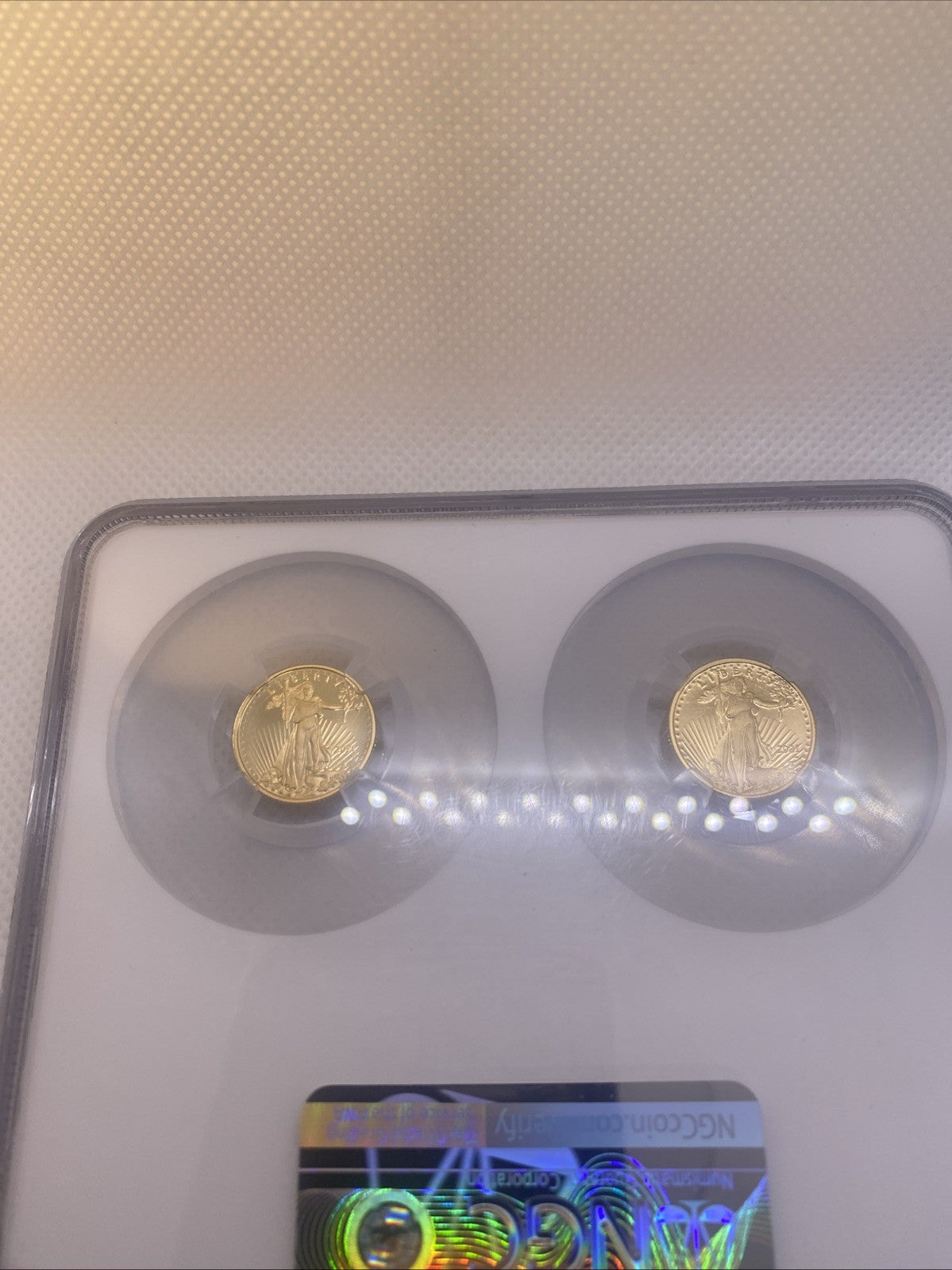 2021-W T1 and T2 Set Designer Ed. Gold Eagle 1/10 oz NGC PF70 FDOI First Day