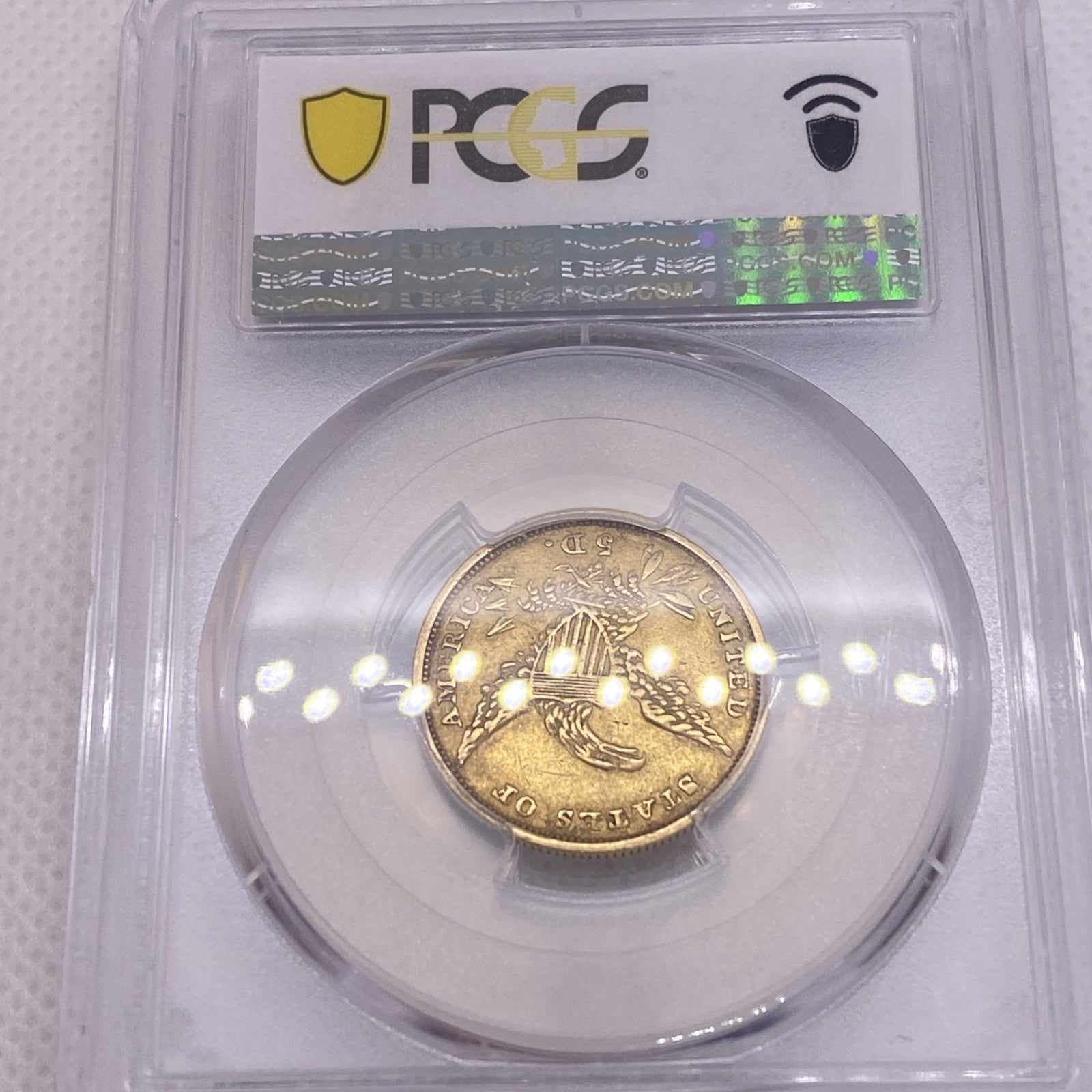 1836 $5 PCGS VF25 Classic Head Gold Coin BEAUTIFUL! RARE EARLY US GOLD