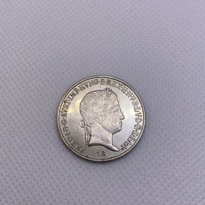 1848 B Hungary 20 Krajczar Silver Coin