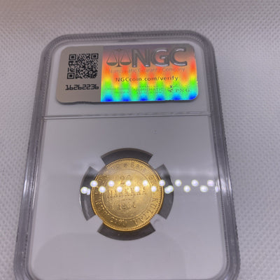 1904-L 20 Markkaa Finland Russia Nicholas II Gold MS62 NGC