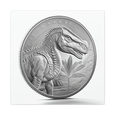 Dragon Coin Print Canvas Dragon Poster Dragon Coin Canvas Dragon Wall Art Print
