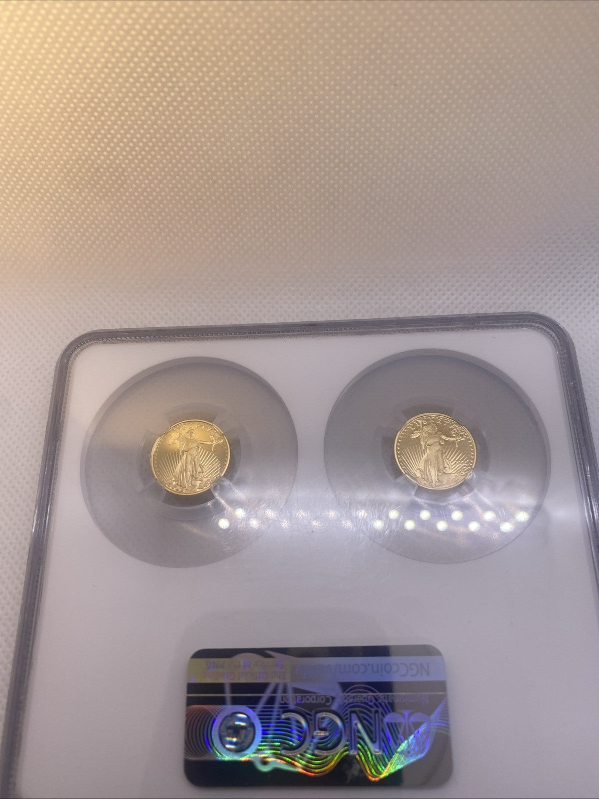 2021-W T1 and T2 Set Designer Ed. Gold Eagle 1/10 oz NGC PF70 FDOI First Day