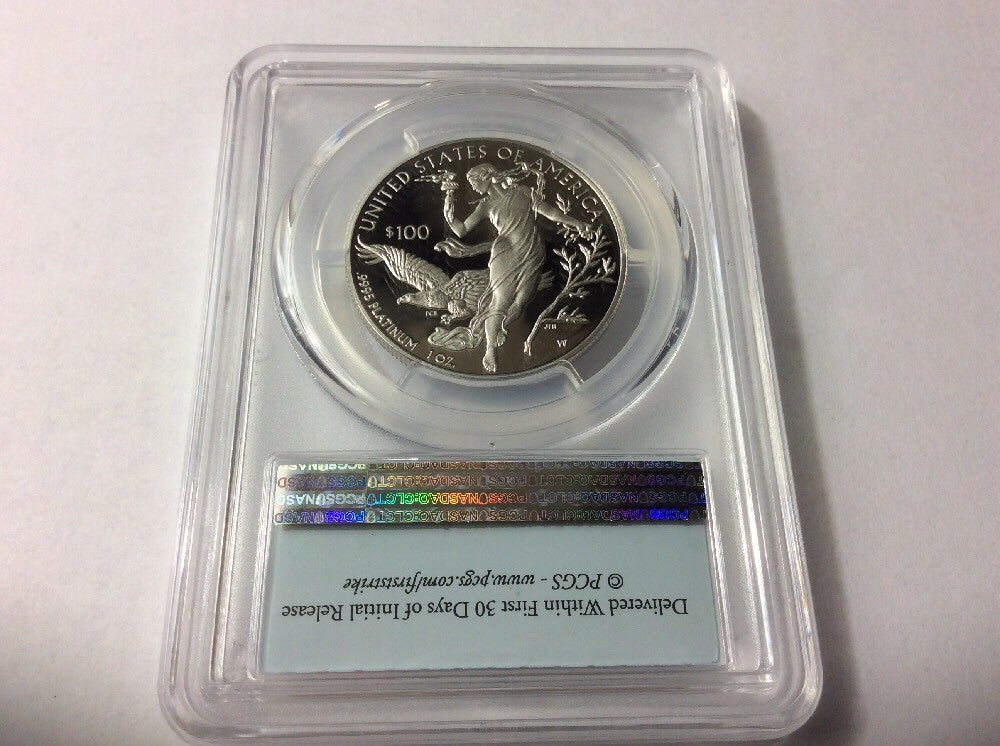 2016 W American Platinum Eagle Proof  1oz $100 PCGS PR69 DCAM  First Strike