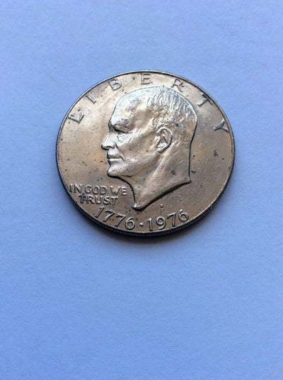 1976 D Eisenhower Bicentennial Dollar Type 1 Ike US Mint Coin $1 One Dollar #152