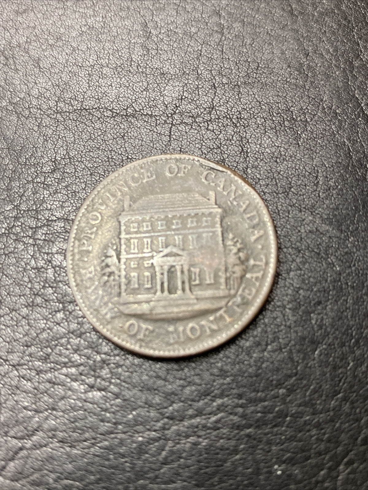 1844 Bank Of Montreal Canada Half Penny Token