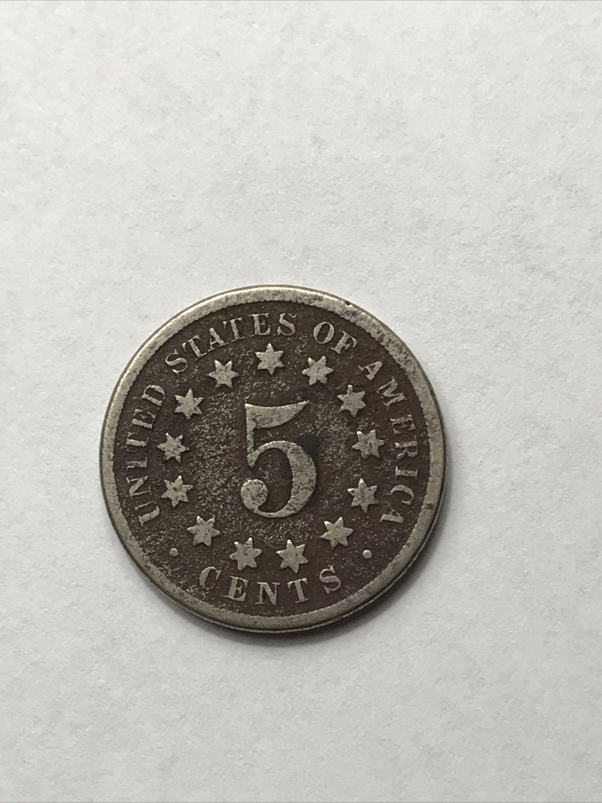 1869 Shield Nickel Great Beautiful Coin #UU69