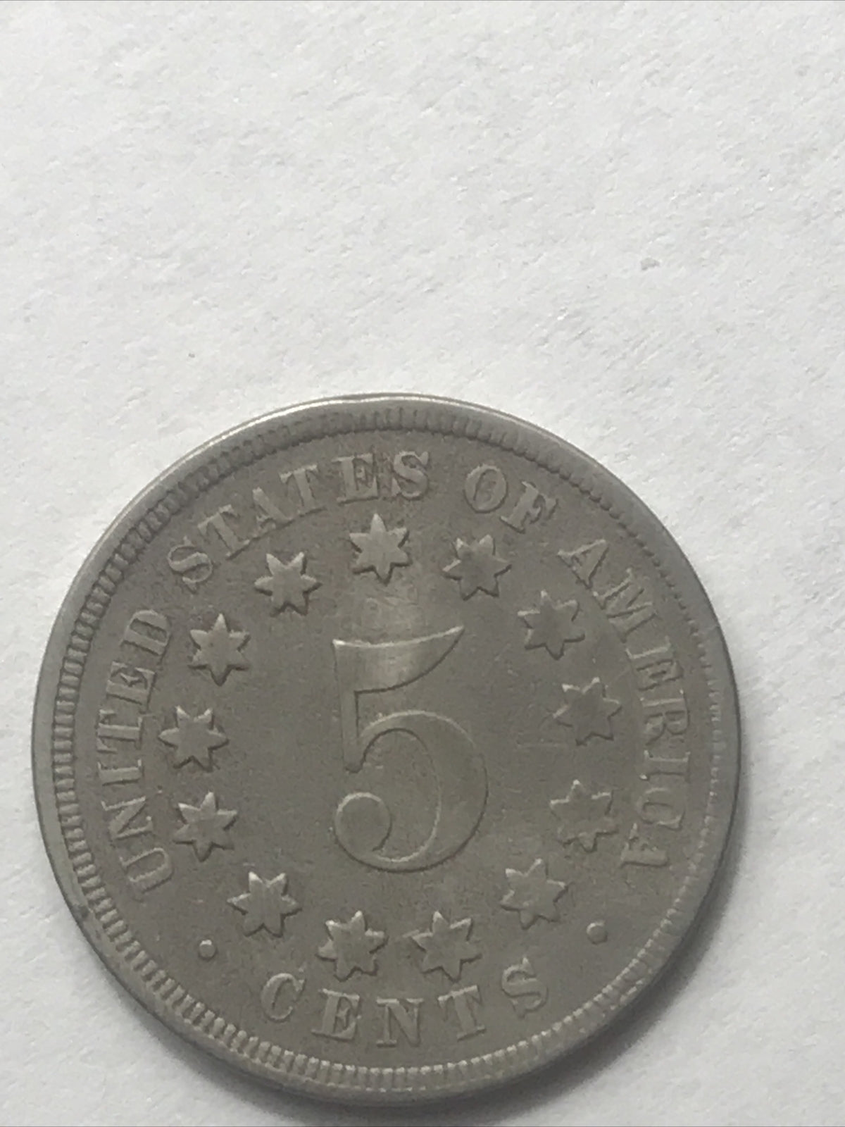 1868 Shield Nickel Beautiful 5c Five Cents Coin