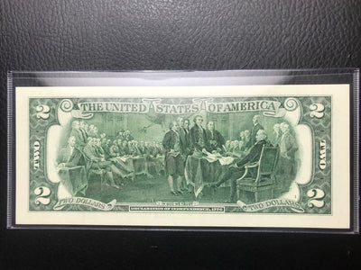 $2 Rare Uncirculated Low FOUR (4) Digits  ⭐️ STAR NOTE ⭐ 1455*