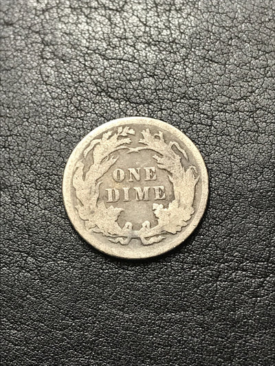 1887 Seated Liberty Dime Silver Coin #6590