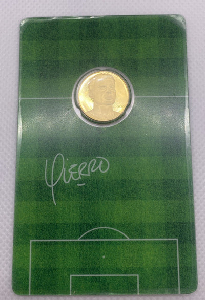 2023 Gold  1/10th OZ Gold Niue Fernando Hierro PAMP Very Low Mintage & RARE