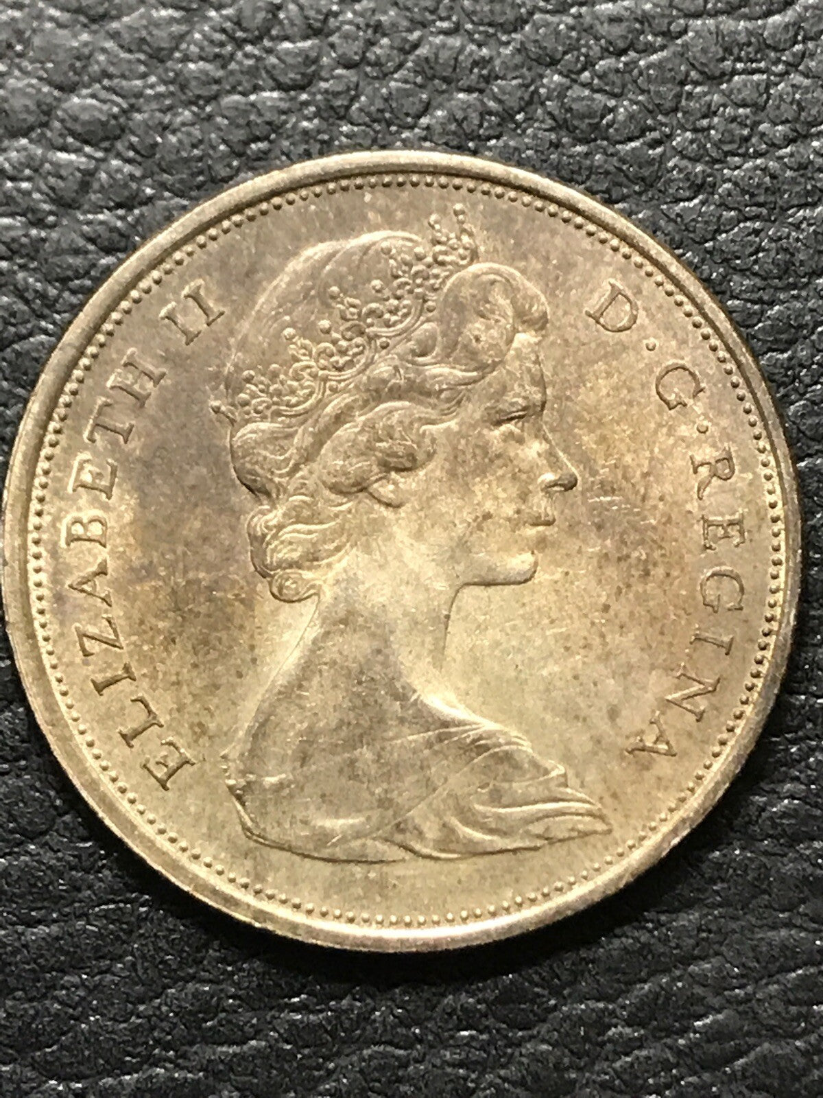 1965 ELIZABETH II D G REGINA SILVER COIN