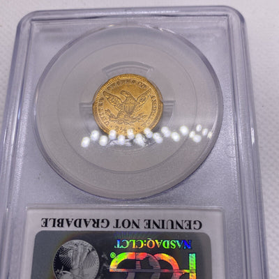 1892 Quarter Eagle $2.50 Gold Coin - NGC Graded AU Details VERY RARE Low Mintage