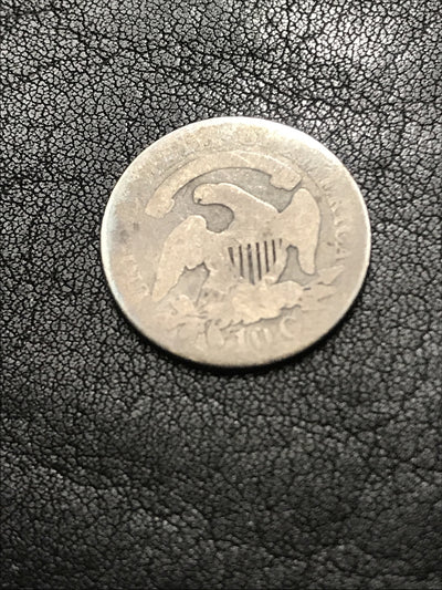 1827 10c Capped Bust Silver Dime JR-4 R-2 RARE #YU832