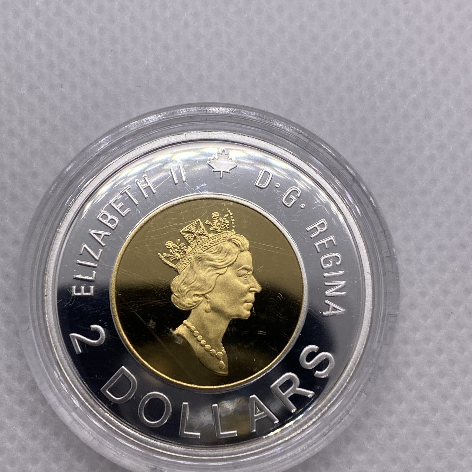 2000 Canada Rare Silver Proof Knowledge $2 Canadian Coin