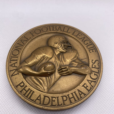 Philadelphia Eagles National Football League NFL Bronze Medallion Sport Art