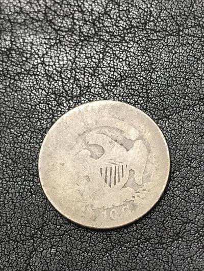 1830 Capped Bust Dime Silver 10c JR-7 R-4 Rare #7321