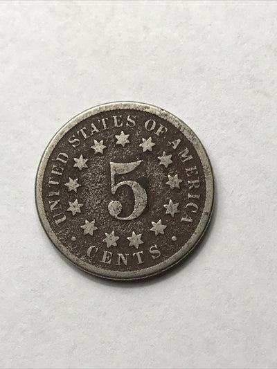 1869 Shield Nickel Great Beautiful Coin #UU69