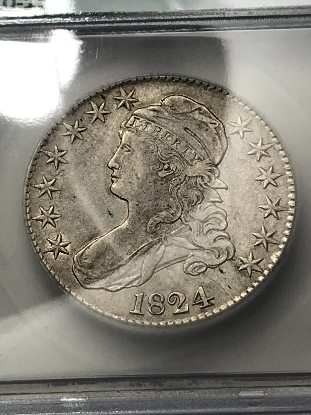 1824 Capped Bust Half Dollar O-112 VF30 ICG RARE
