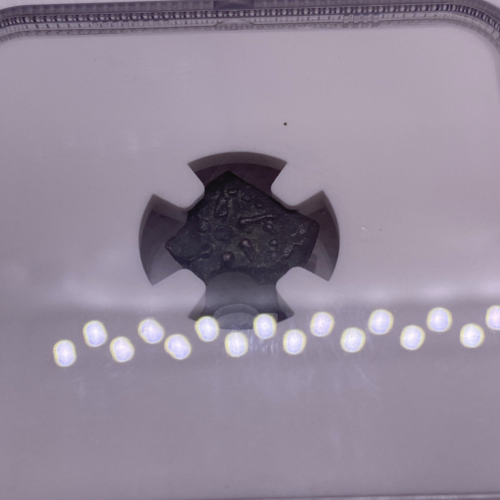 135-37 BC Judaea Hasmonean Kings AE Prutah Biblical Widow's Mite NGC Graded